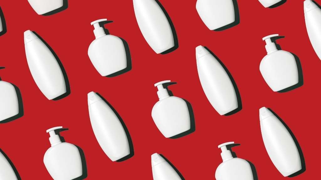 Plain products on a red background. A rebrand can give your business a much-needed boost.