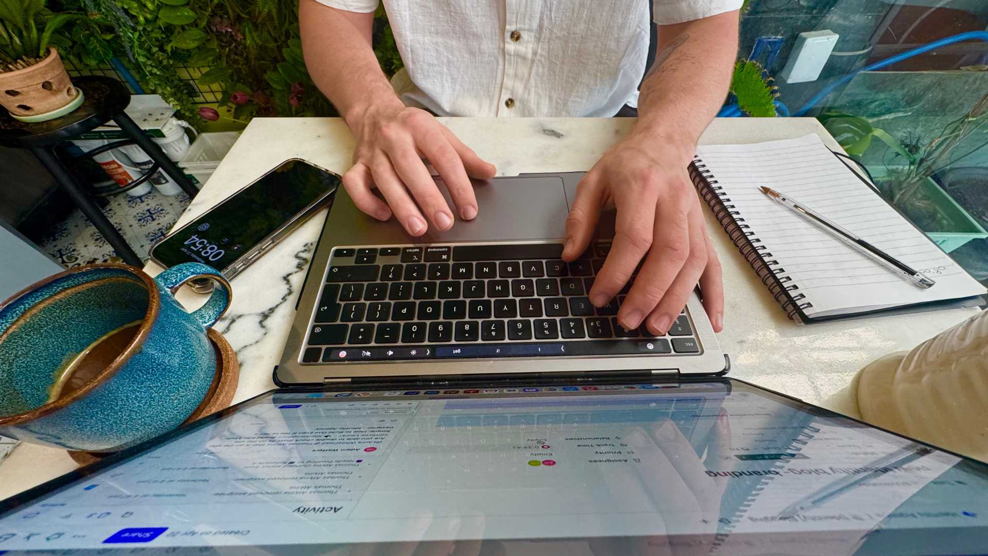 Adam Working Remotely